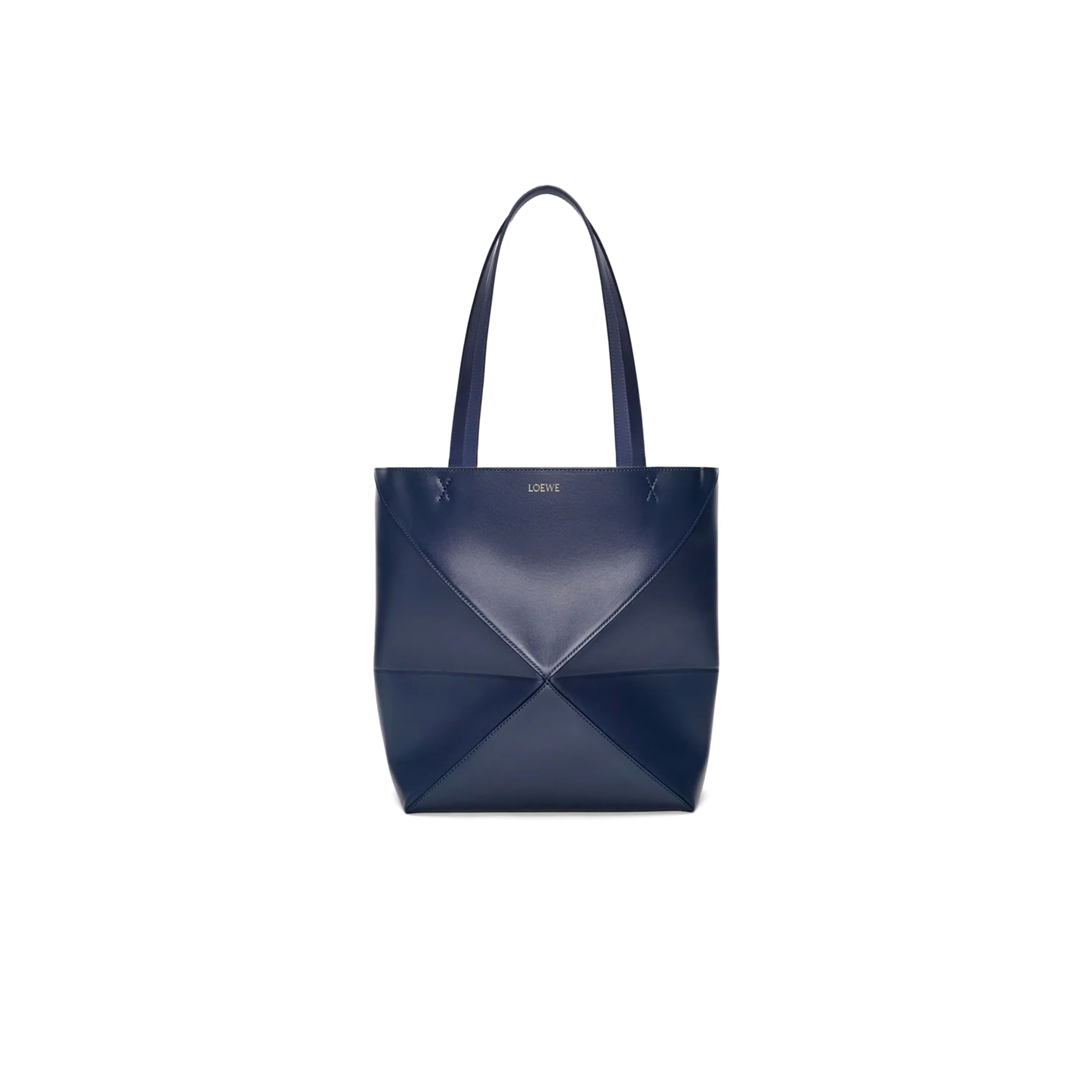 L0ew* medium puzzle fold tote in shiny calfskin a657g50x01 06 (31.5*25.5*14.5cm)